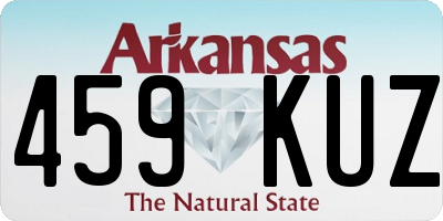 AR license plate 459KUZ