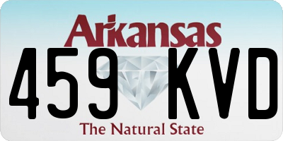 AR license plate 459KVD