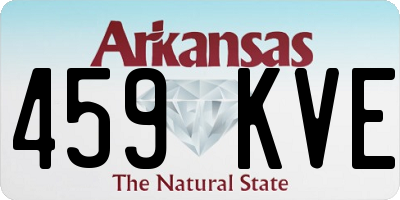 AR license plate 459KVE