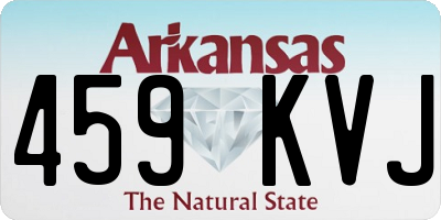 AR license plate 459KVJ