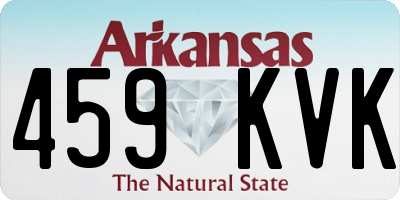 AR license plate 459KVK