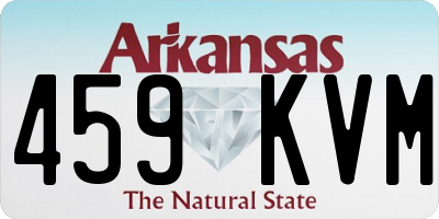 AR license plate 459KVM