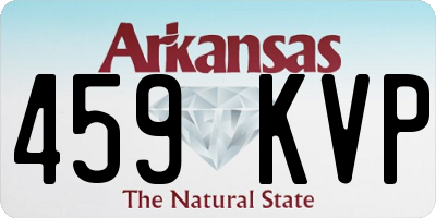 AR license plate 459KVP
