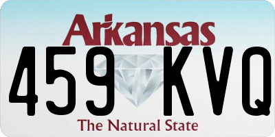 AR license plate 459KVQ