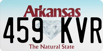 AR license plate 459KVR
