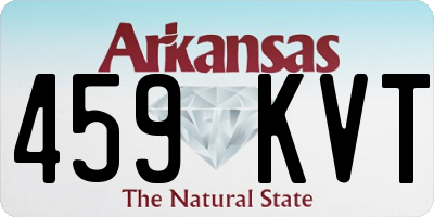 AR license plate 459KVT