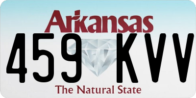 AR license plate 459KVV