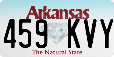 AR license plate 459KVY