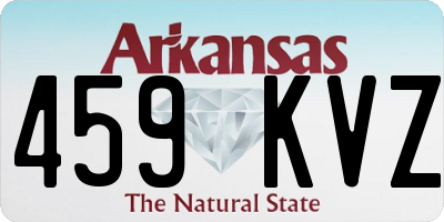 AR license plate 459KVZ