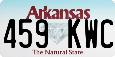 AR license plate 459KWC