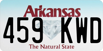 AR license plate 459KWD