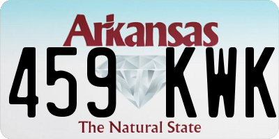 AR license plate 459KWK