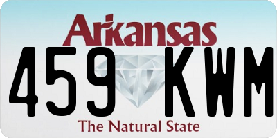 AR license plate 459KWM