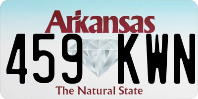 AR license plate 459KWN