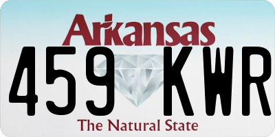 AR license plate 459KWR