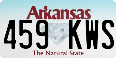 AR license plate 459KWS