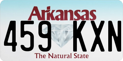 AR license plate 459KXN