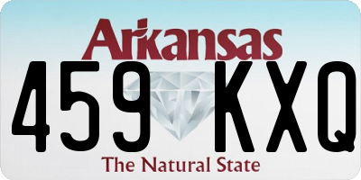 AR license plate 459KXQ