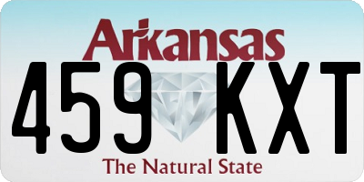AR license plate 459KXT