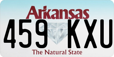 AR license plate 459KXU