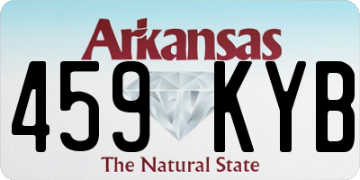 AR license plate 459KYB