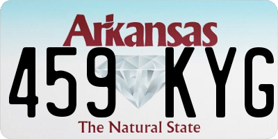 AR license plate 459KYG