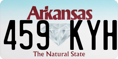 AR license plate 459KYH