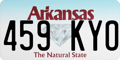 AR license plate 459KYO