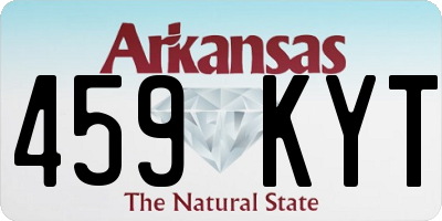 AR license plate 459KYT