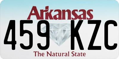 AR license plate 459KZC