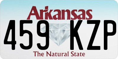 AR license plate 459KZP