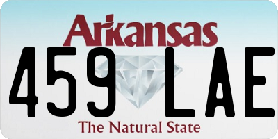 AR license plate 459LAE