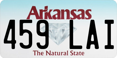 AR license plate 459LAI