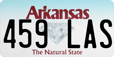 AR license plate 459LAS