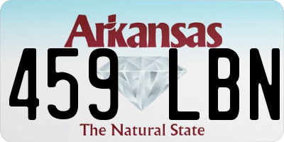 AR license plate 459LBN