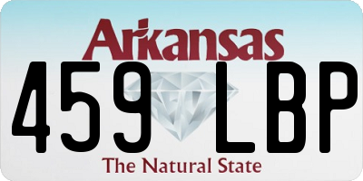 AR license plate 459LBP