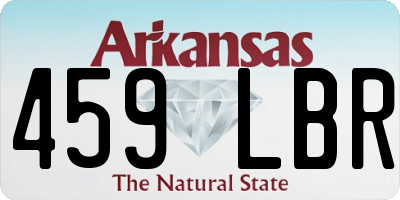 AR license plate 459LBR