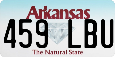 AR license plate 459LBU