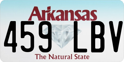 AR license plate 459LBV