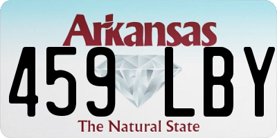 AR license plate 459LBY