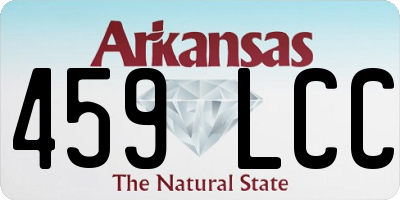 AR license plate 459LCC
