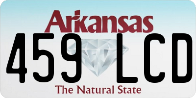 AR license plate 459LCD