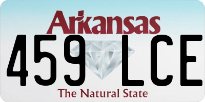AR license plate 459LCE