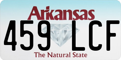 AR license plate 459LCF