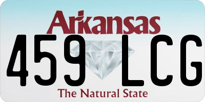 AR license plate 459LCG