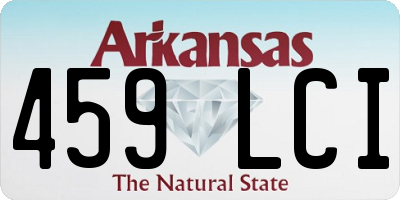 AR license plate 459LCI