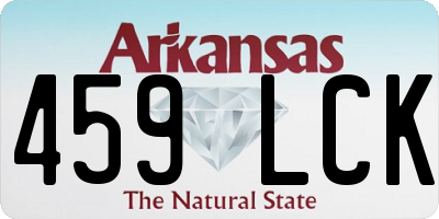 AR license plate 459LCK