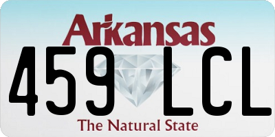AR license plate 459LCL