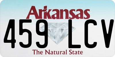 AR license plate 459LCV