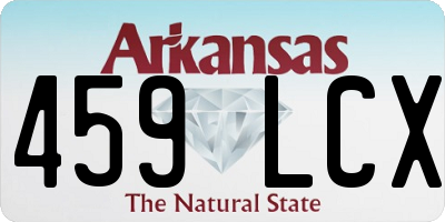 AR license plate 459LCX